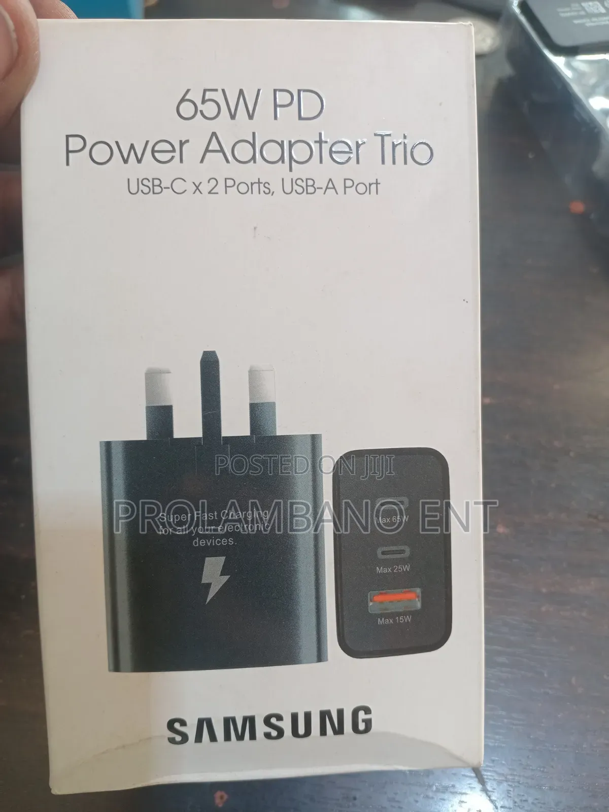Samsung 65w Type-C Charger 2typeC Ports, 1USB Port