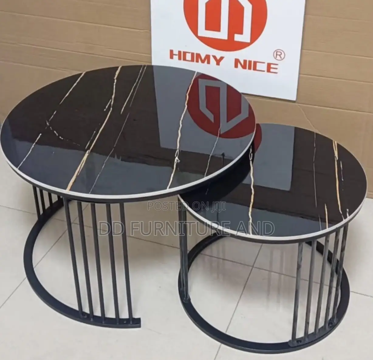 Black 2in1 Mable Center Table