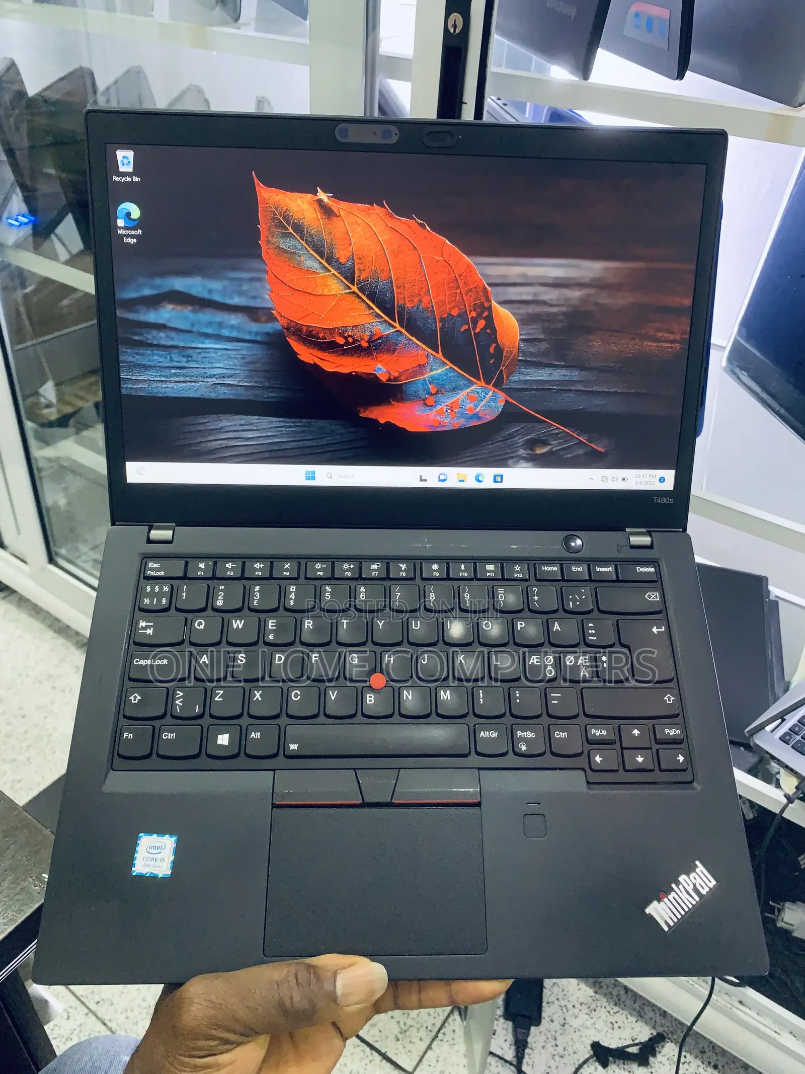 Laptop Lenovo ThinkPad T480s 16GB Intel Core i5 SSD 512GB