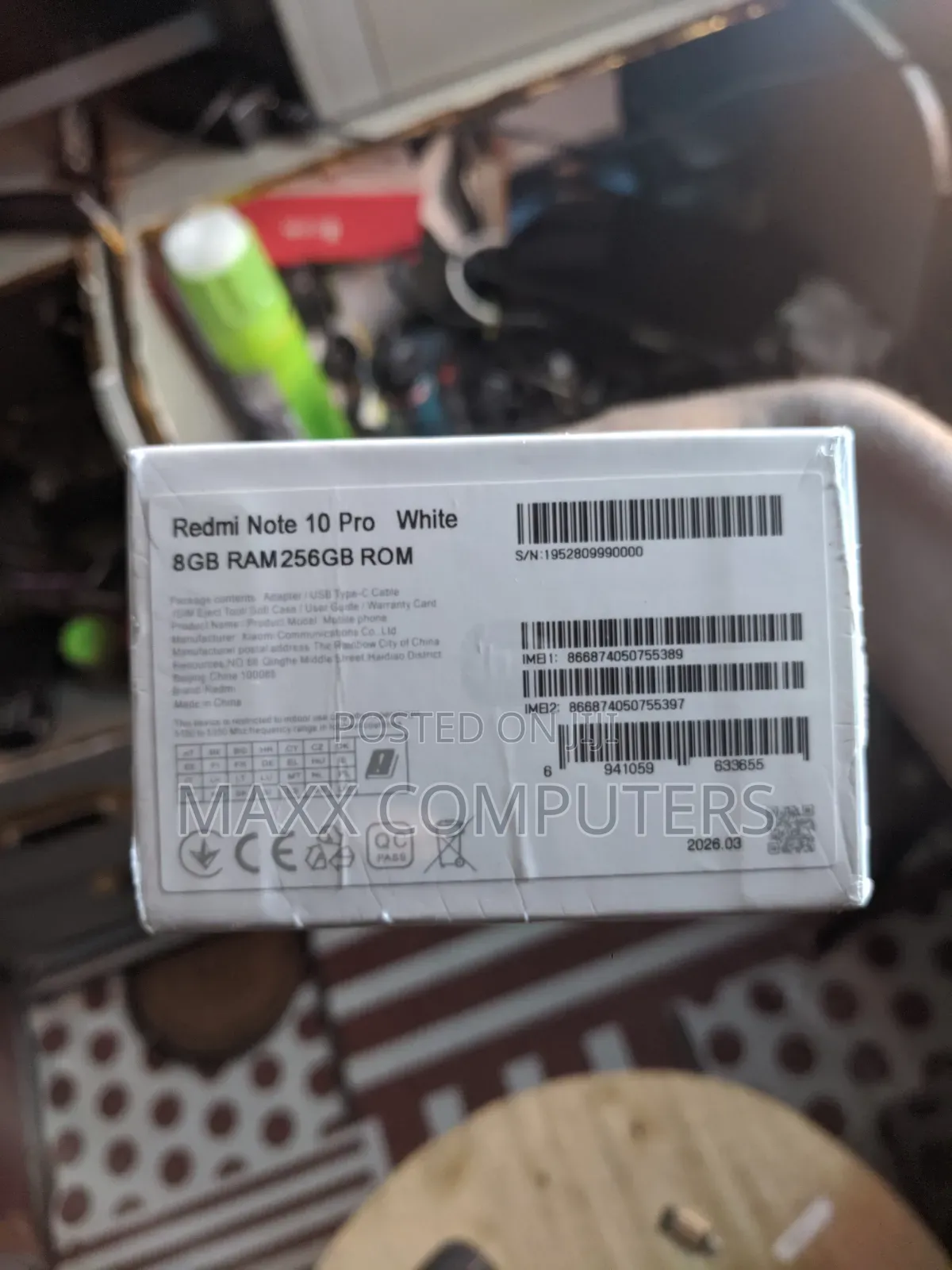 New Xiaomi Redmi Note 10 Pro 256 GB White