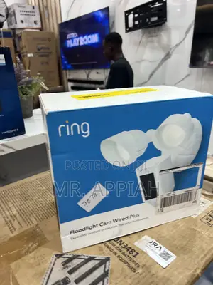 Get Ring Floodlight Smart Cam Wired Plus(2025 Model)White 