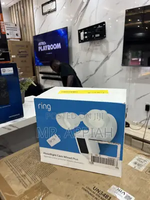 Get Ring Floodlight Smart Cam Wired Plus(2025 Model)White 