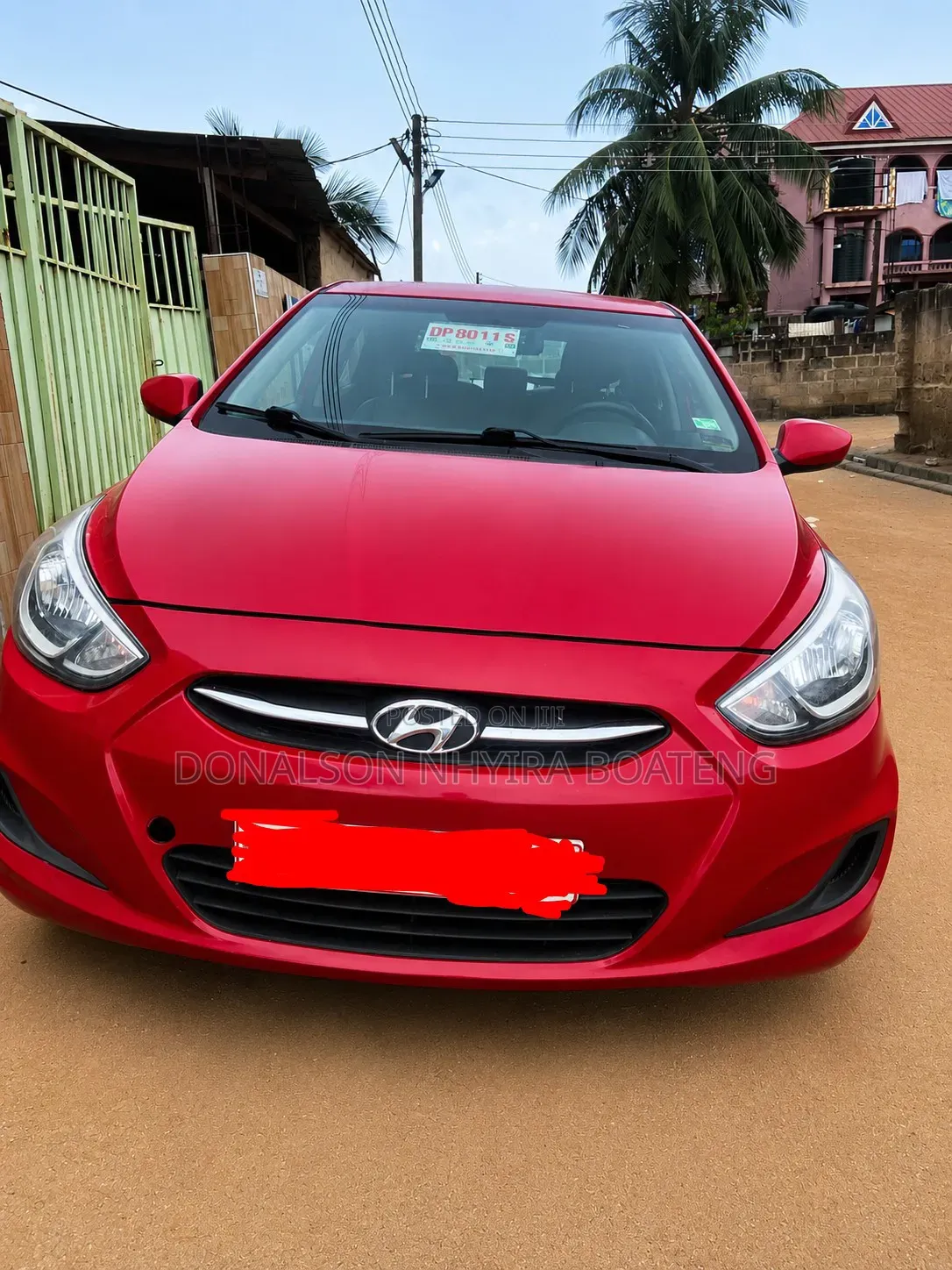 Hyundai Accent 2017 Red