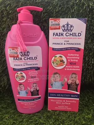 Fair Child Natural Moisturizing Body Milk Set. ( LOTION SHOWER)