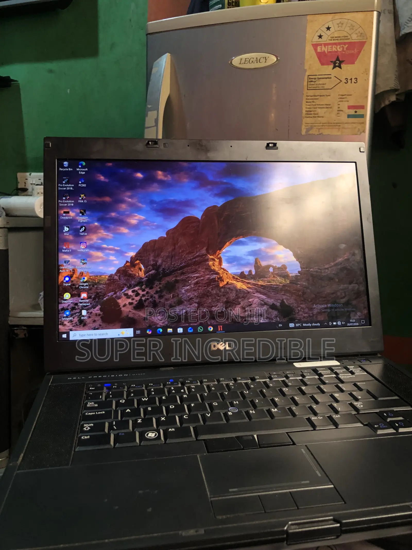 Laptop Dell Precision M4500 8GB Intel Core i7 HDD 256GB