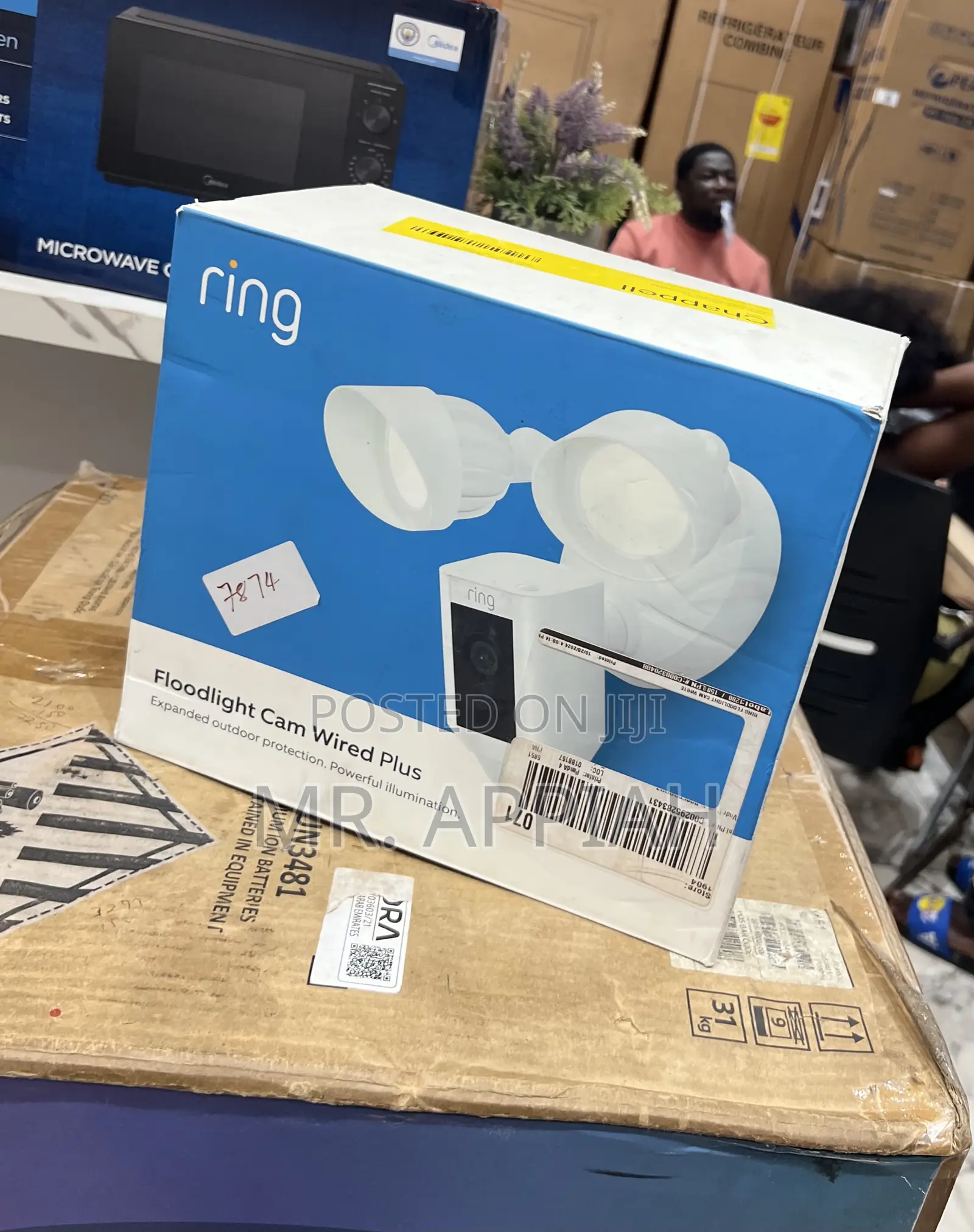Super Durable Ring Floodlight Smart Cam Wired Plus 