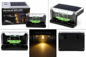 Waterproof Solar LED Deck Light – Outdoor Stair, Fence, Garden Etc