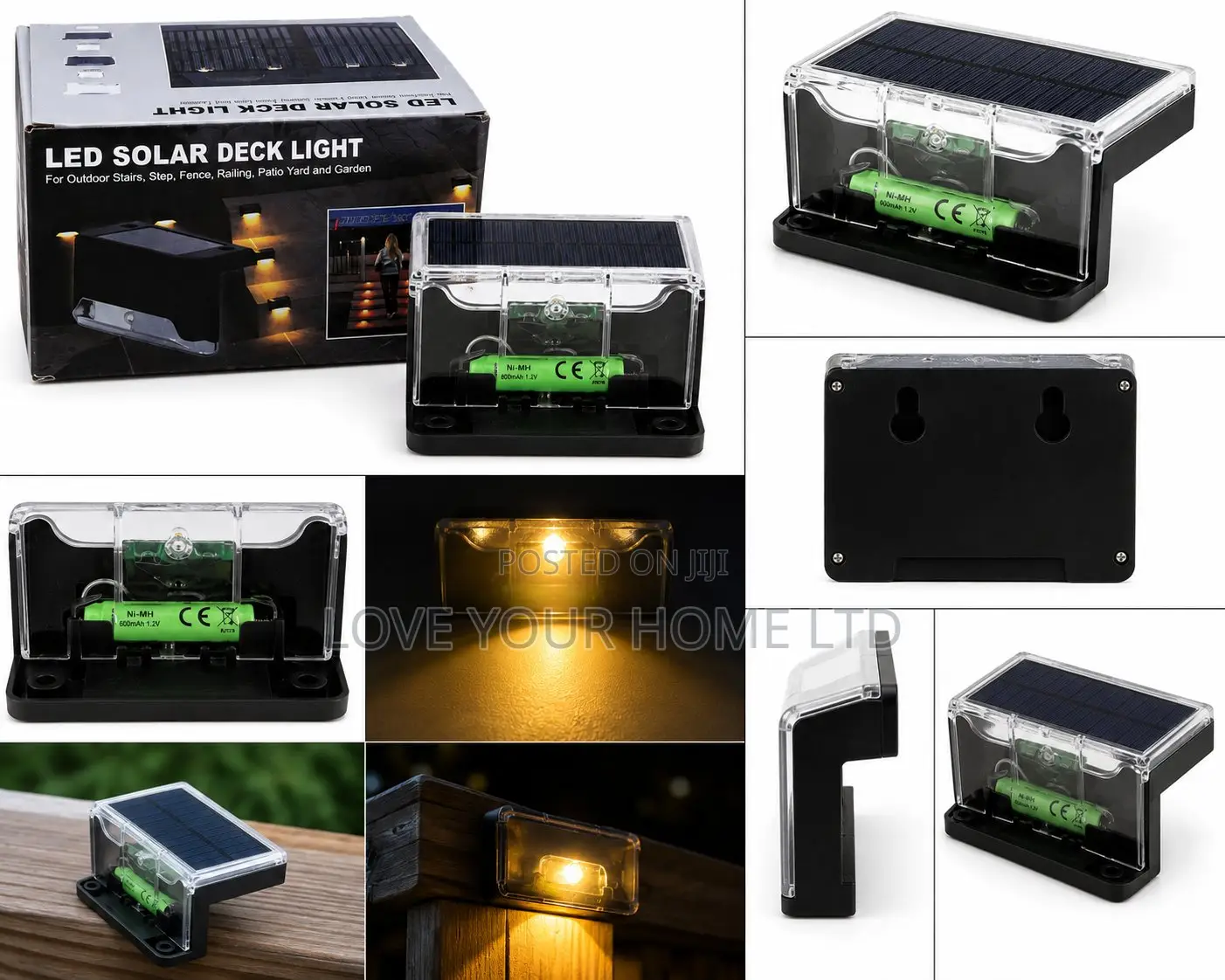 Waterproof Solar LED Deck Light – Outdoor Stair, Fence, Garden Etc