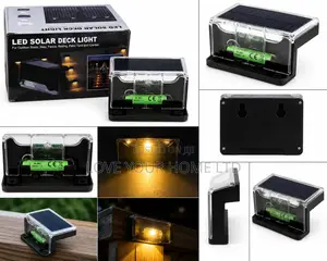 Waterproof Solar LED Deck Light – Outdoor Stair, Fence, Garden Etc
