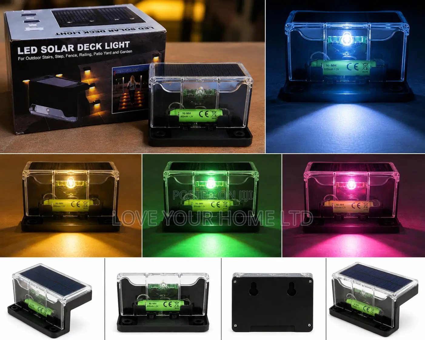 Waterproof Solar LED Deck Light – Outdoor Stair, Fence, Garden Etc