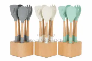 5 Piece Silicone Utensil Set -With 464°F Heat Resistanceance