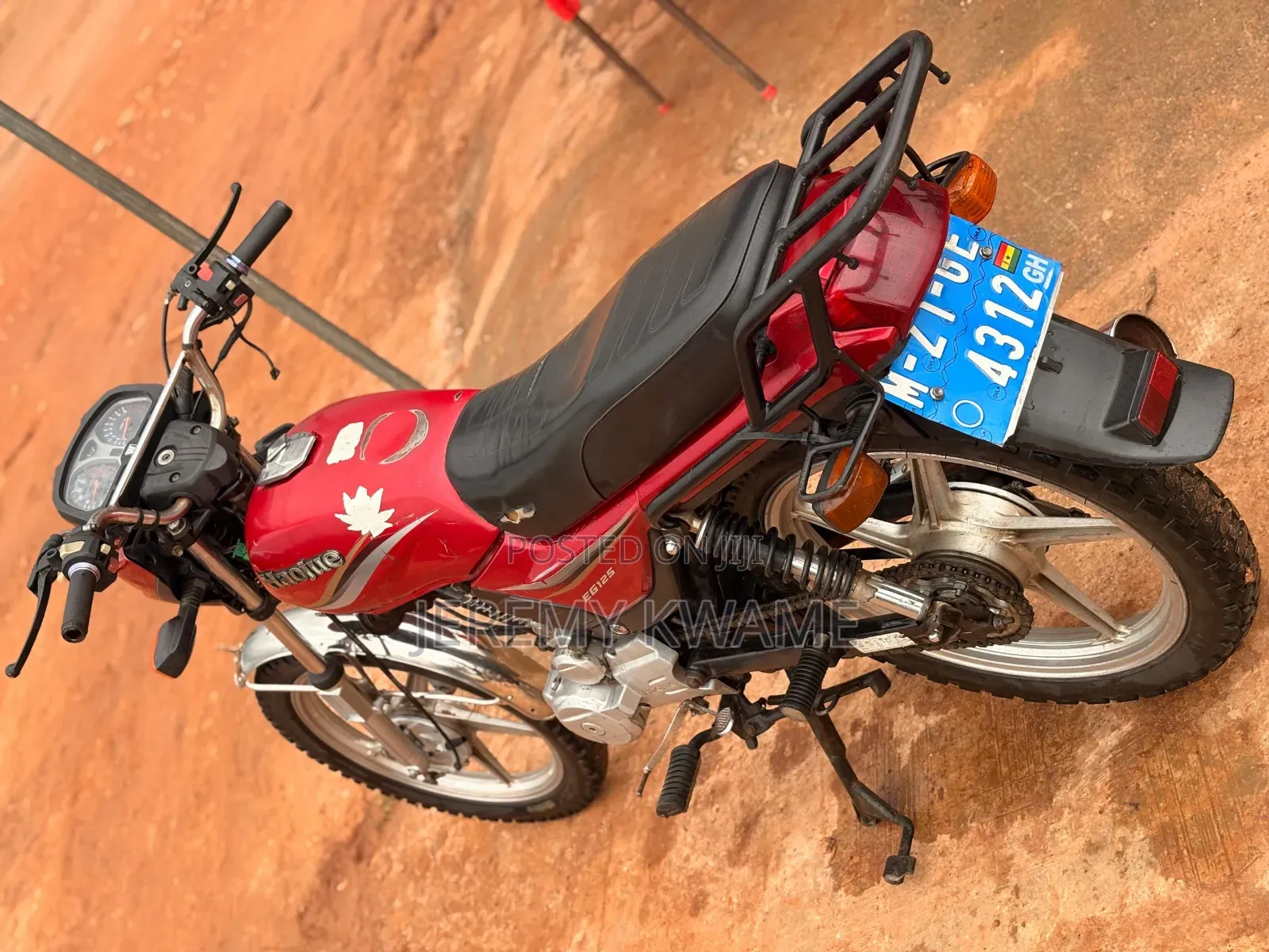 Haojue EG125/EG125OLD 2021 Red