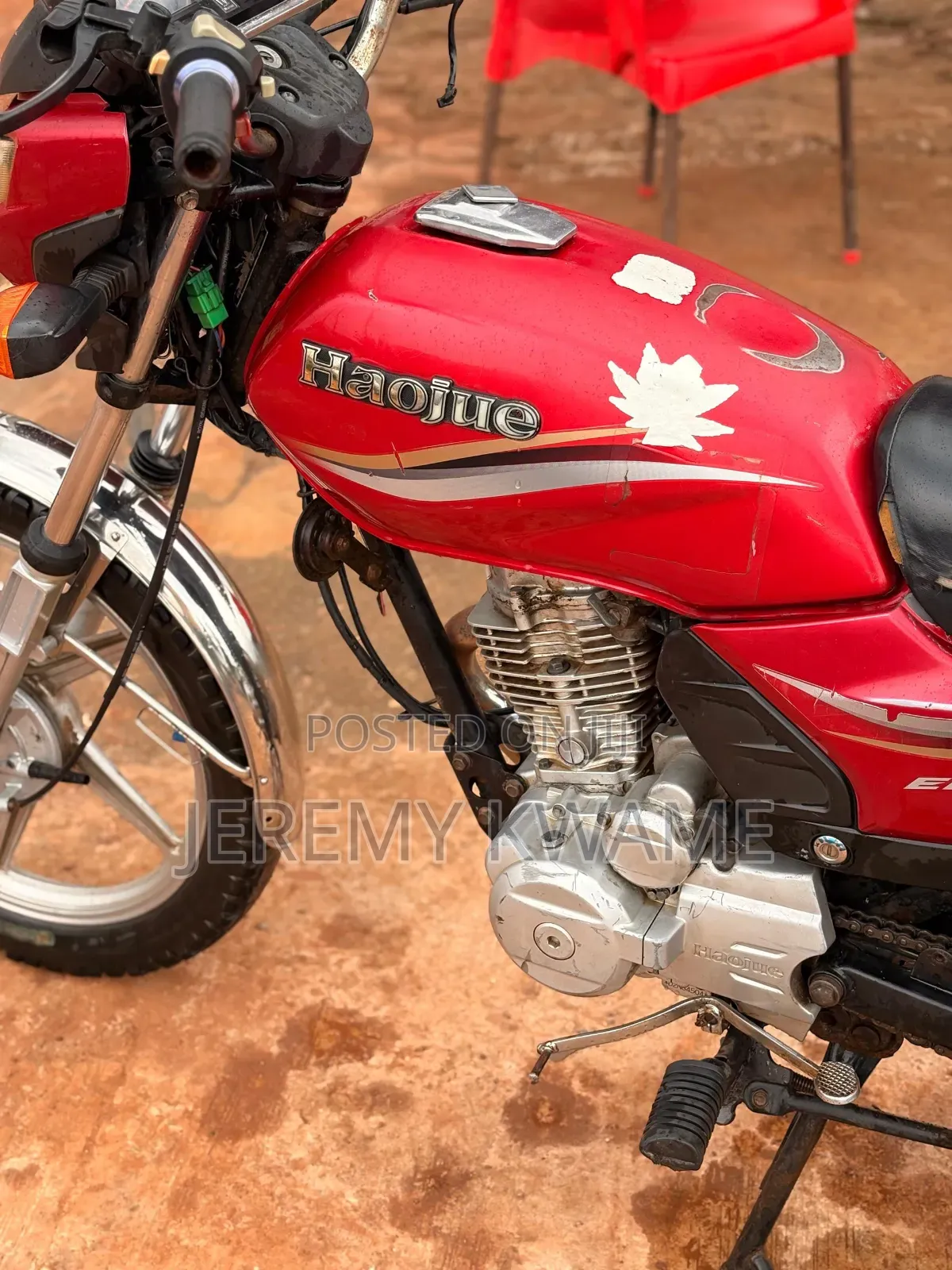 Haojue EG125/EG125OLD 2021 Red