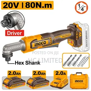 INGCO Cordless Angle Impact Driver - CAIRLI208
