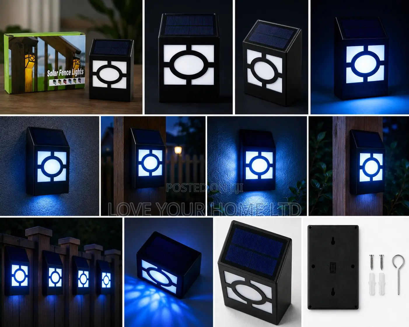 Solar LED Fence Light