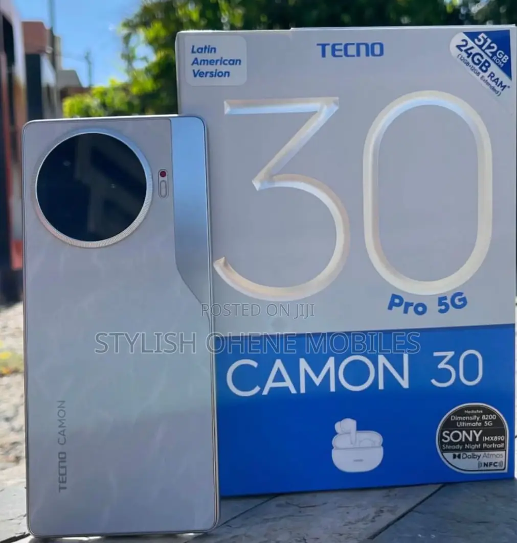 New Tecno Camon 30 Pro 5G 512 GB Black