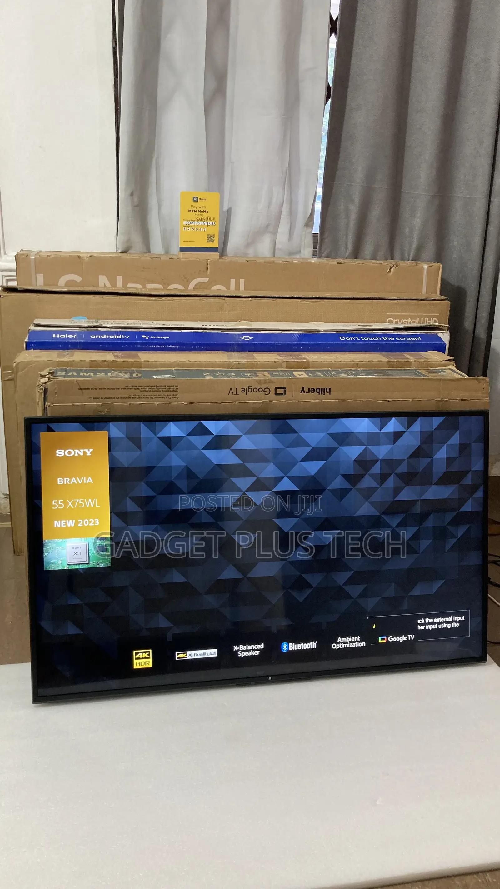 2023/24 55” Sony Bravia UHD Smart TV