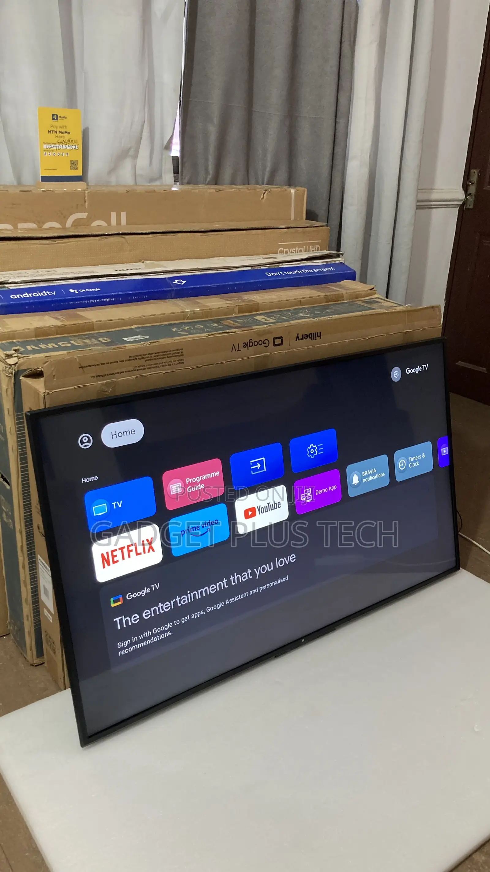 2023/24 55” Sony Bravia UHD Smart TV