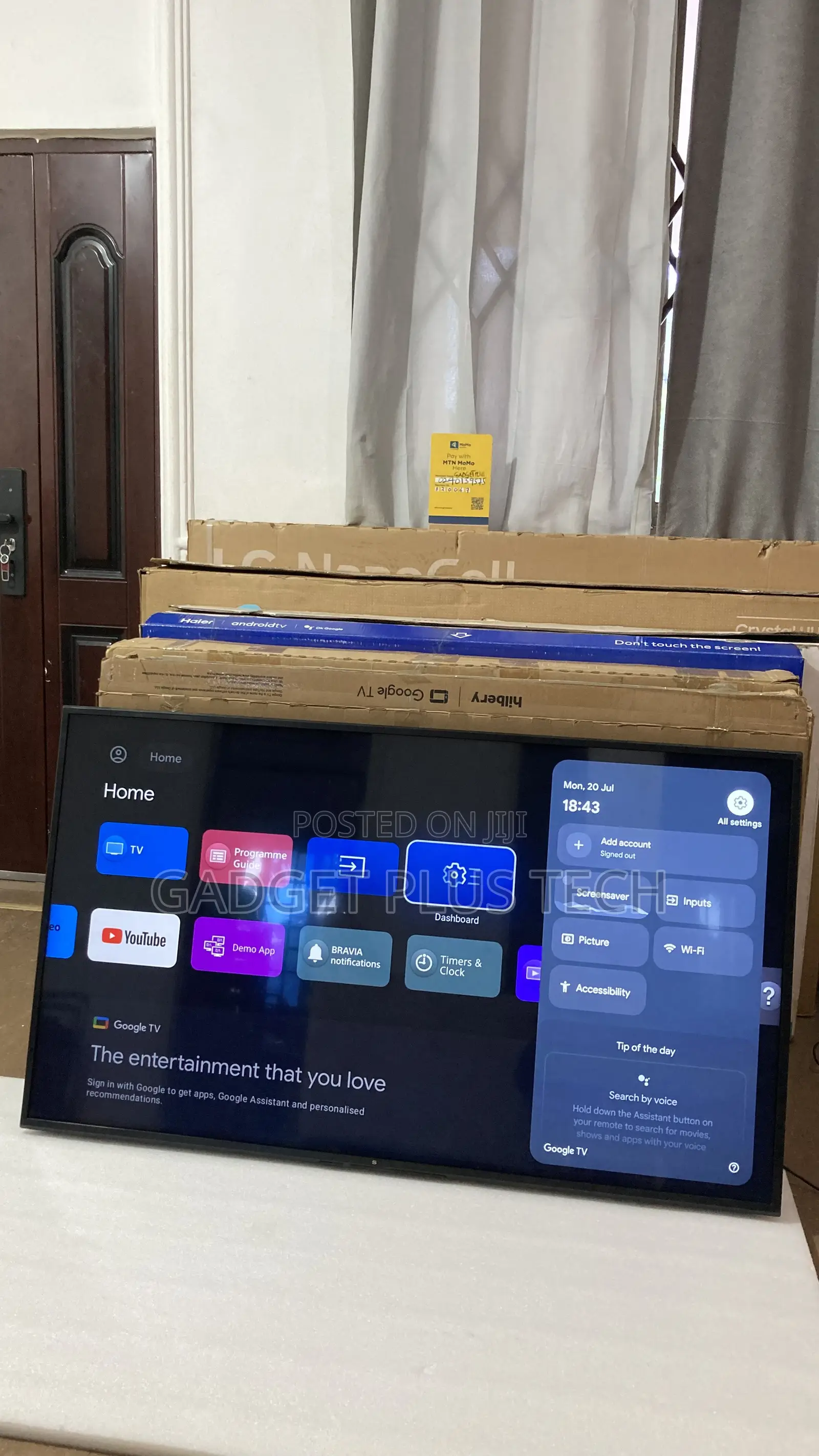 2023/24 55” Sony Bravia UHD Smart TV