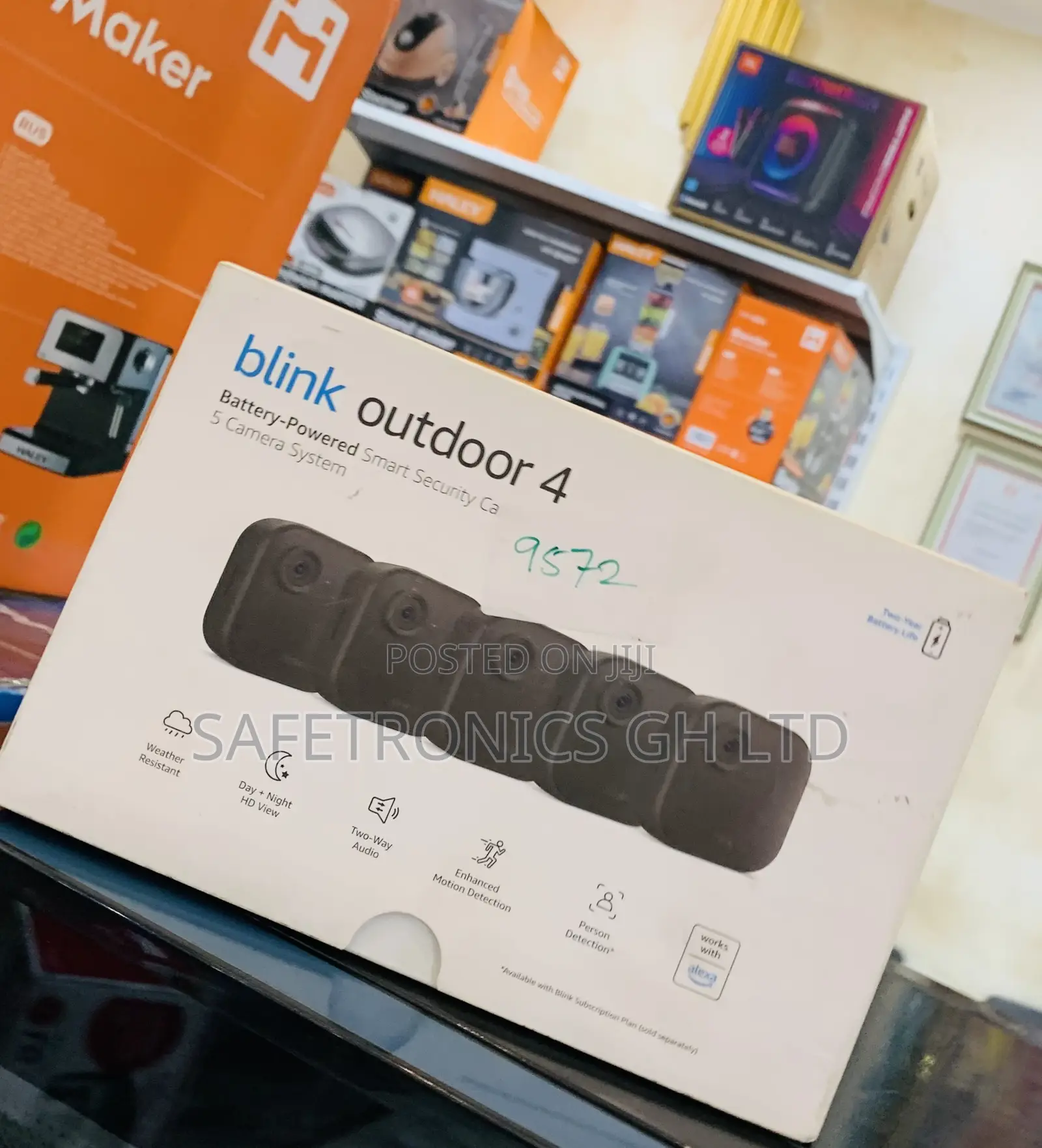 Long Lasting Blink Outdoor 4 Battery-Powered, Wireless Security Camera