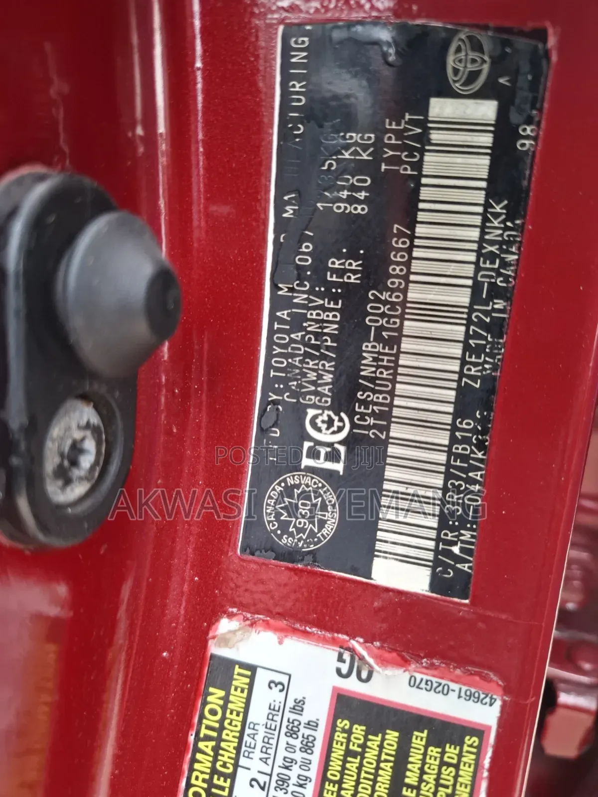 Toyota Corolla 2015 Red