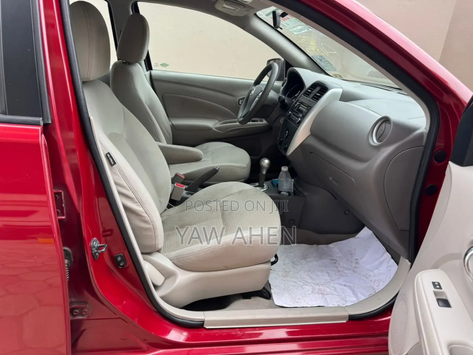 Nissan Versa 1.6 S 4dr Sedan (1.6L 4cyl 4A) 2015 Red