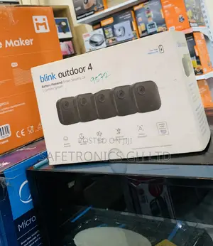 Neatly Sealed Blink Outdoor 4 Battery-Powered Wireless Security Camera