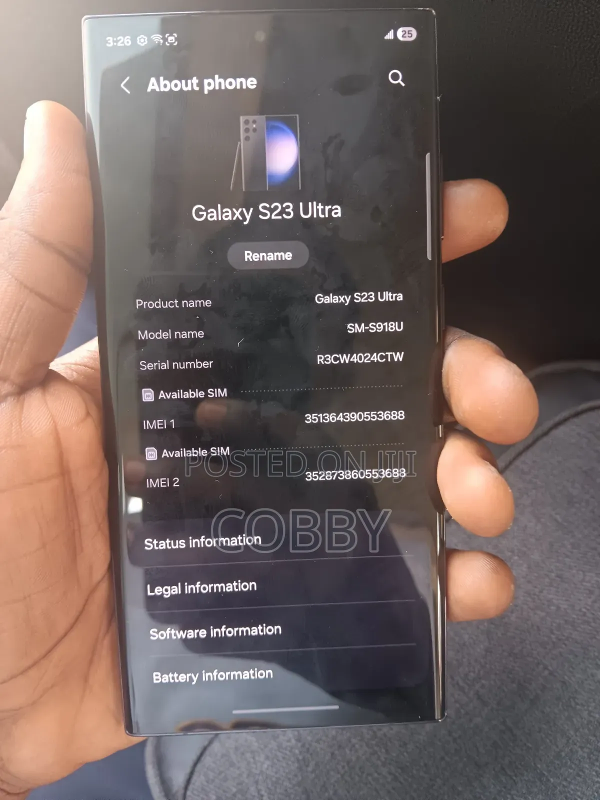 Samsung Galaxy S23 Ultra 256 GB Bronze