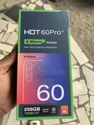 New Infinix Hot 60 Pro+ 256 GB Black
