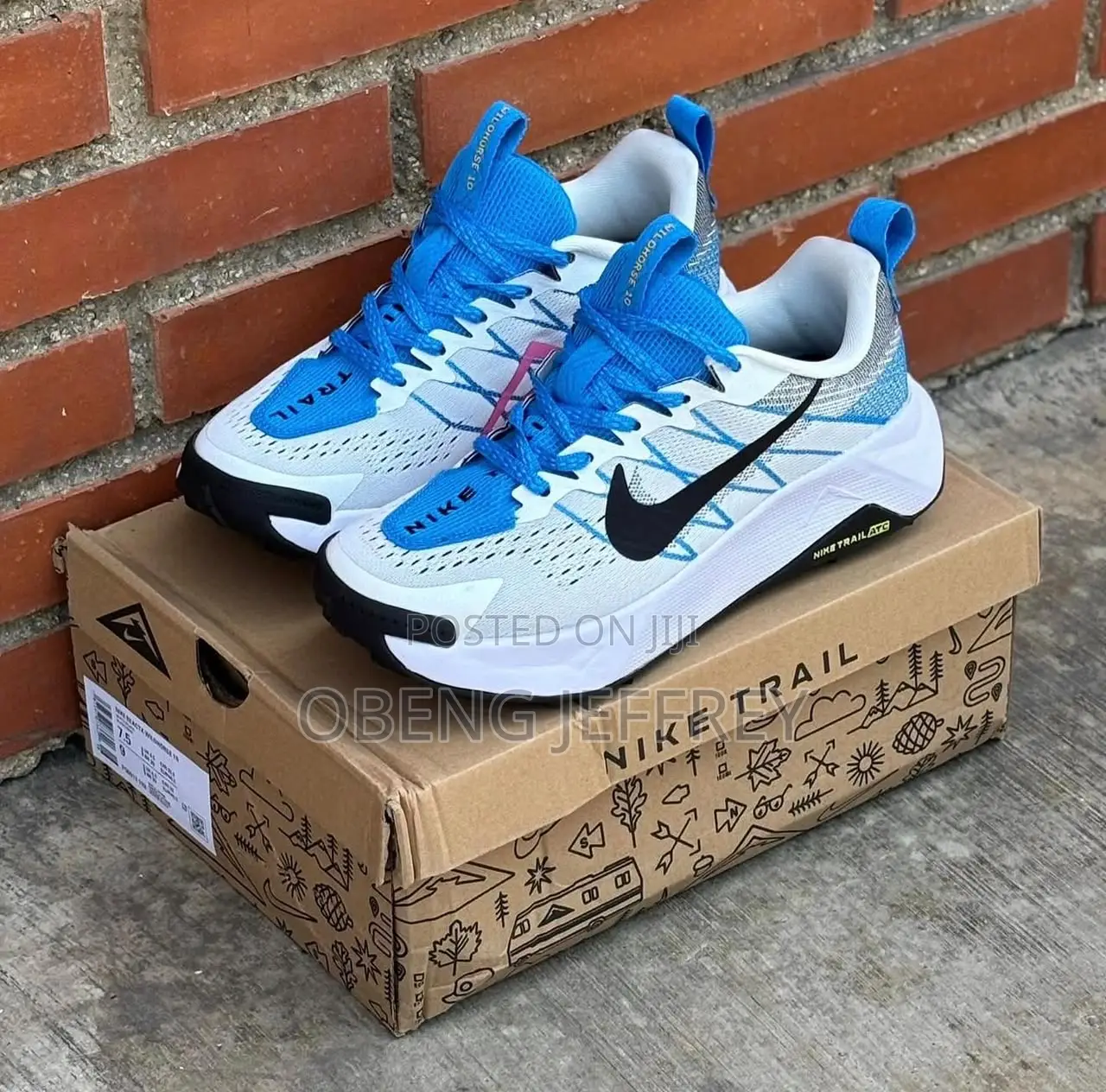 Original Nike Trail 10 Runner White/Blue