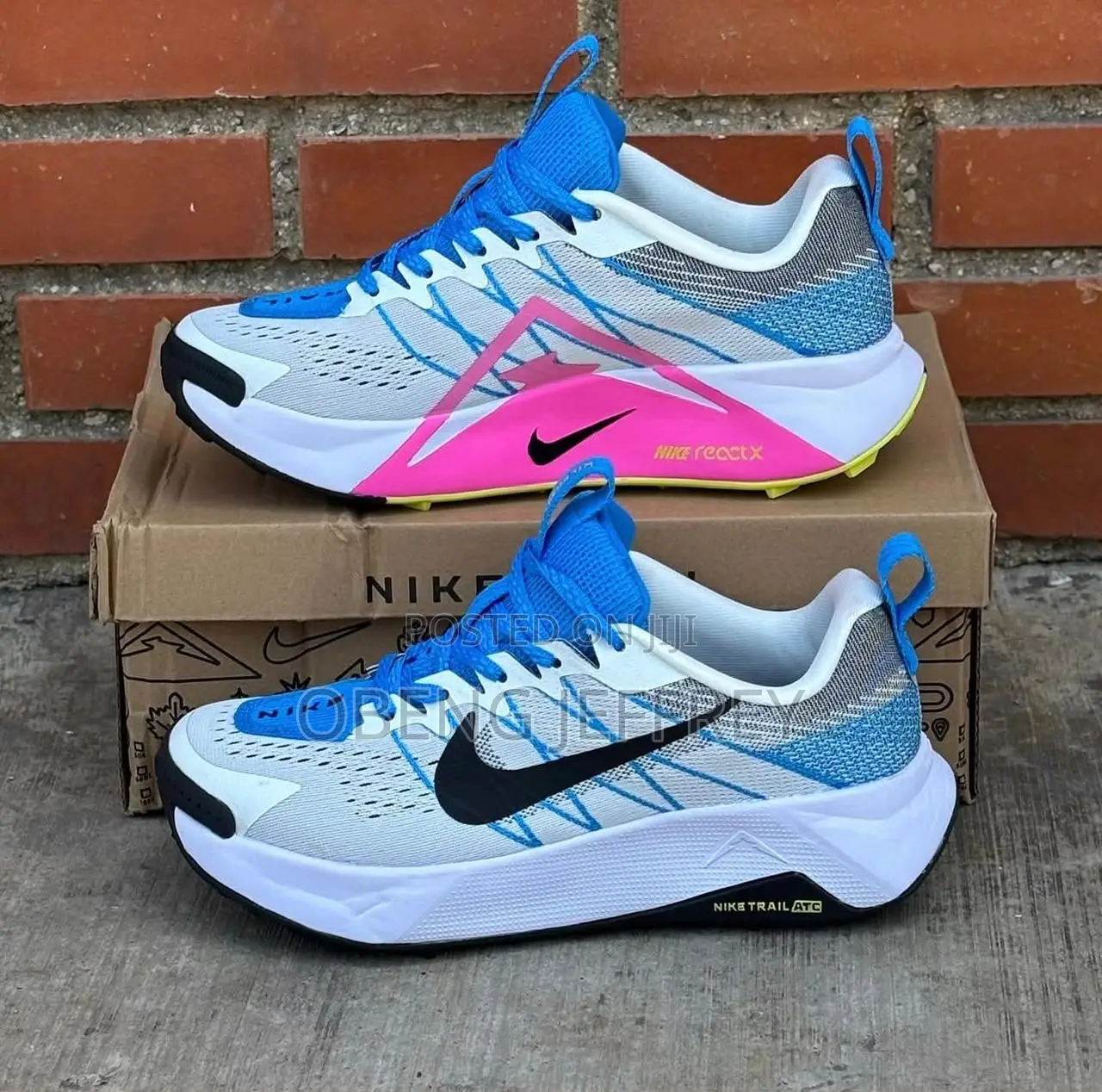 Original Nike Trail 10 Runner White/Blue