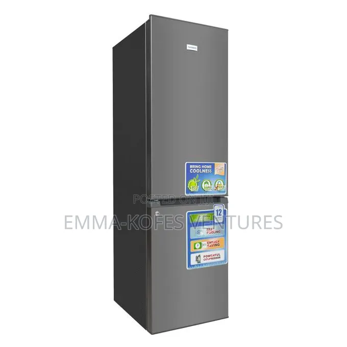 Bottom-Freezer-Refrigerator - 170 Liter - Grey