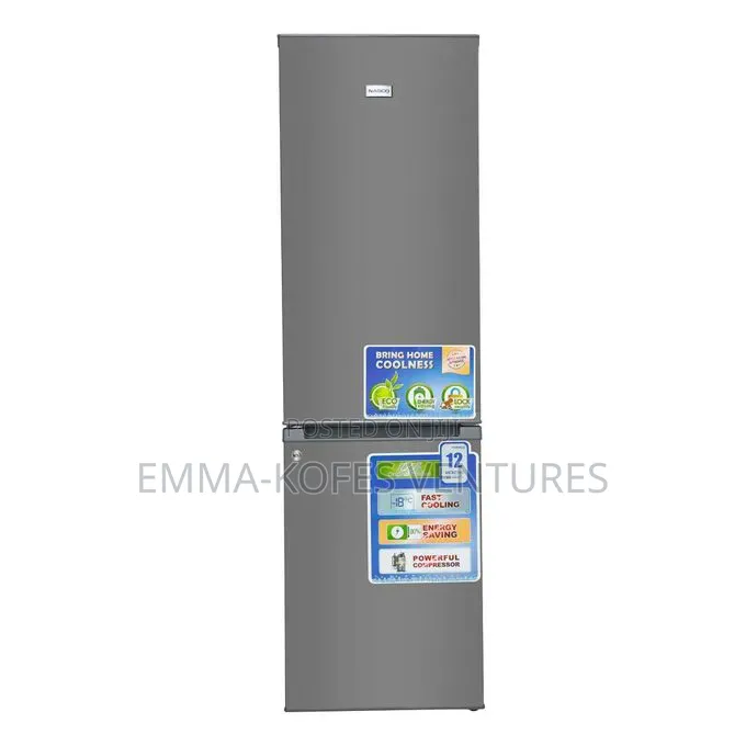Bottom-Freezer-Refrigerator - 170 Liter - Grey