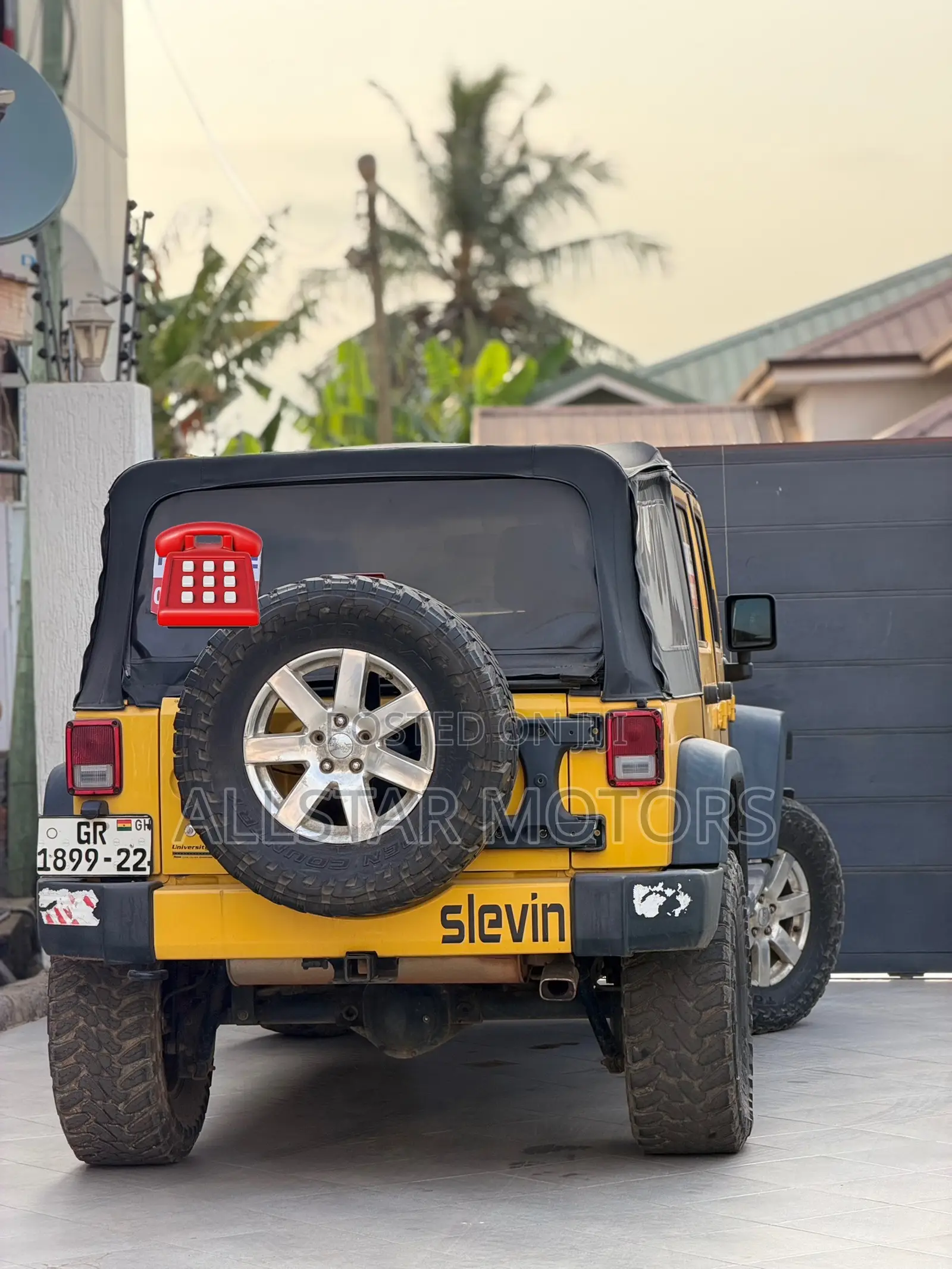 Jeep Wrangler Unlimited Sport 2012 Yellow