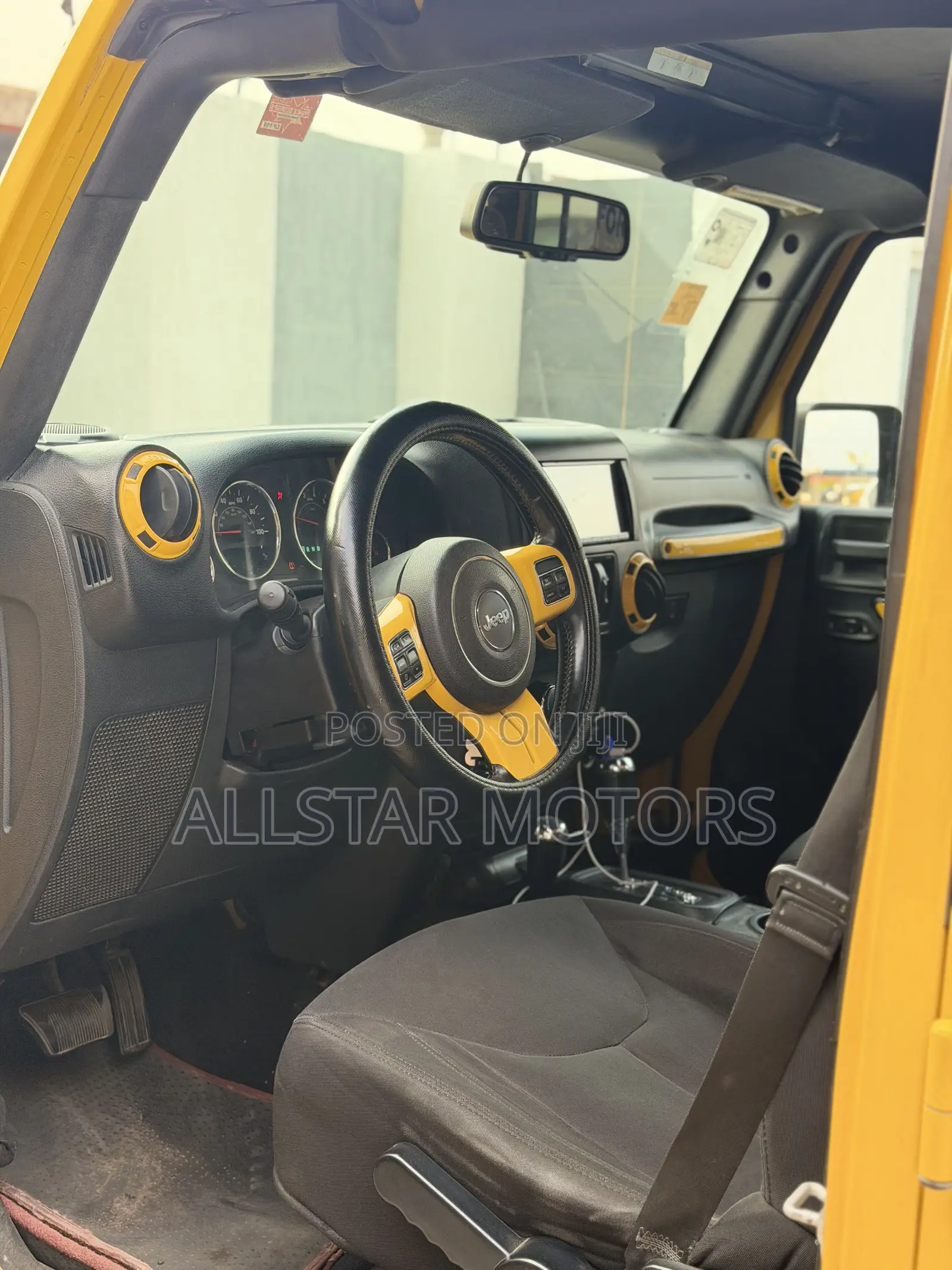 Jeep Wrangler Unlimited Sport 2012 Yellow