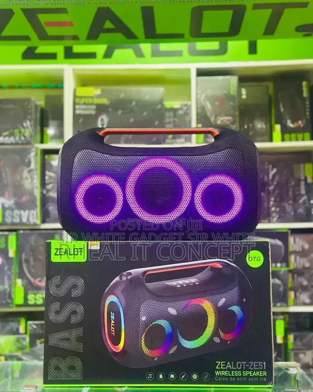 Zealot ZE51 Is a Heavy-Duty Party Speaker Deep 48,000mAh Battery