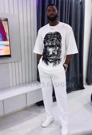 All White Men's Unique Kaftan