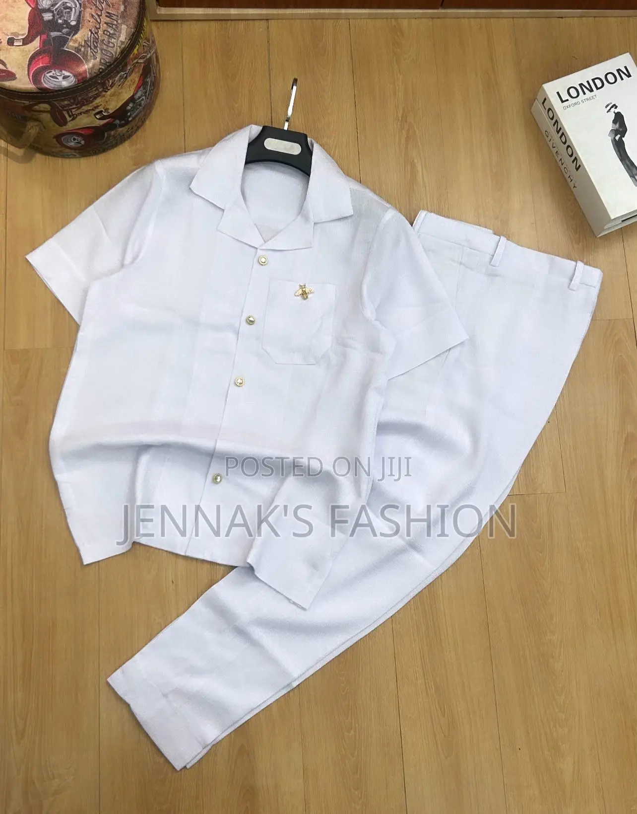 All White Men's Unique Kaftan