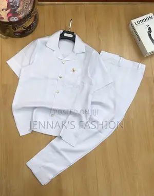 All White Men's Unique Kaftan