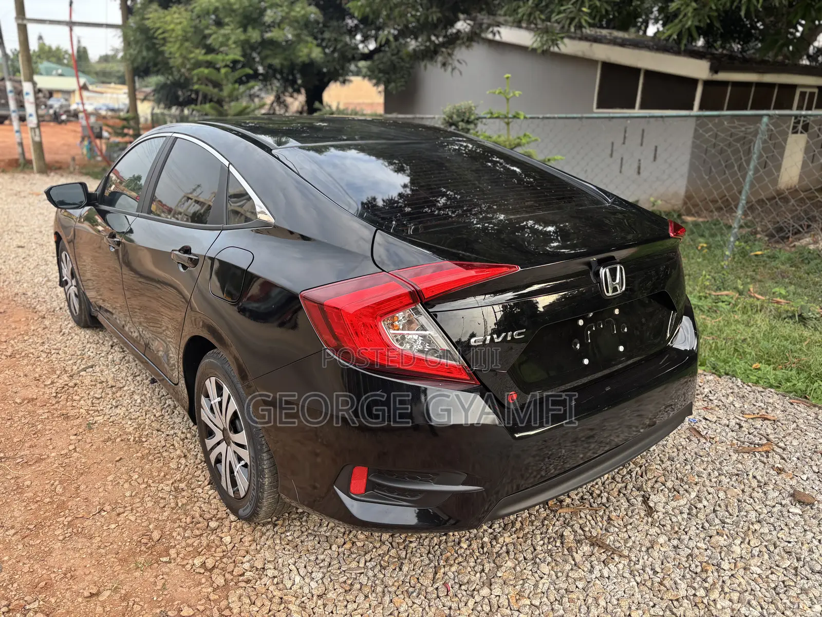 Honda Civic LX 4dr Sedan (2.0L 4cyl) 2016 Black