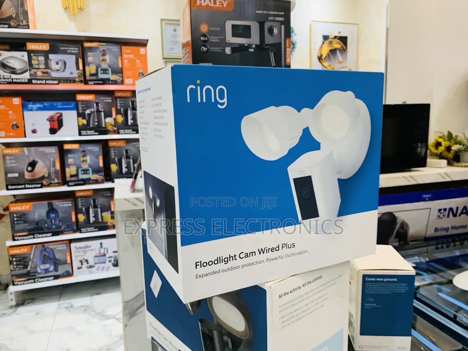 Shop the New Ring - Floodlight Cam Plus Outdoor Wired Camera - White