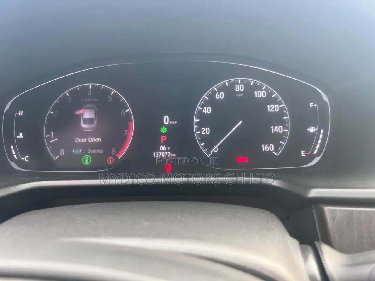Honda Accord EX-L (1.5L 4cyl Turbo CVT) 2019 Black