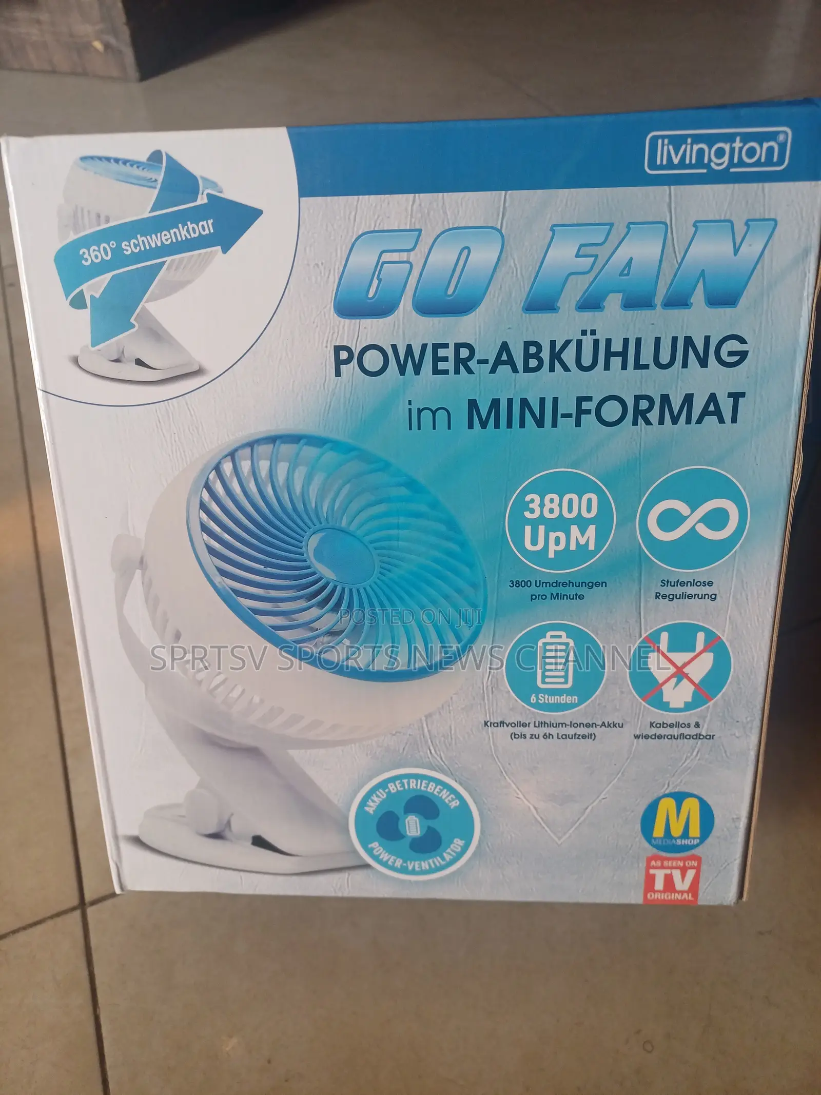 GO FAN Power Abkuhlung This Livington Go Fan