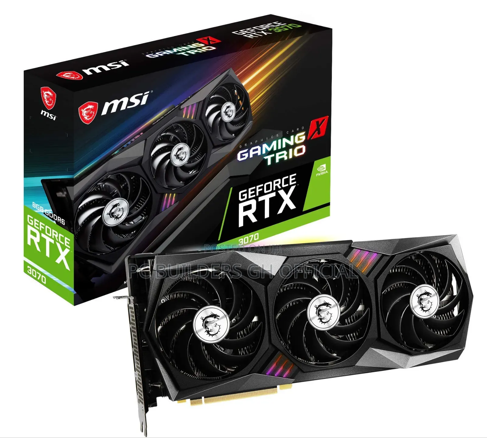 MSI GeForce RTX 3070 Gaming Trio 8GB GDDR6 Graphics Card