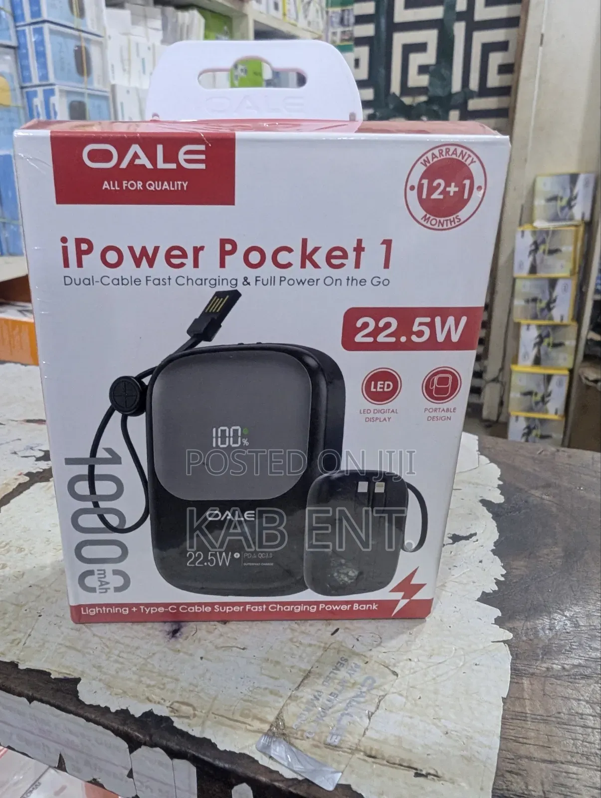 OALE iPower Pocket Power Bank – 10000mAh