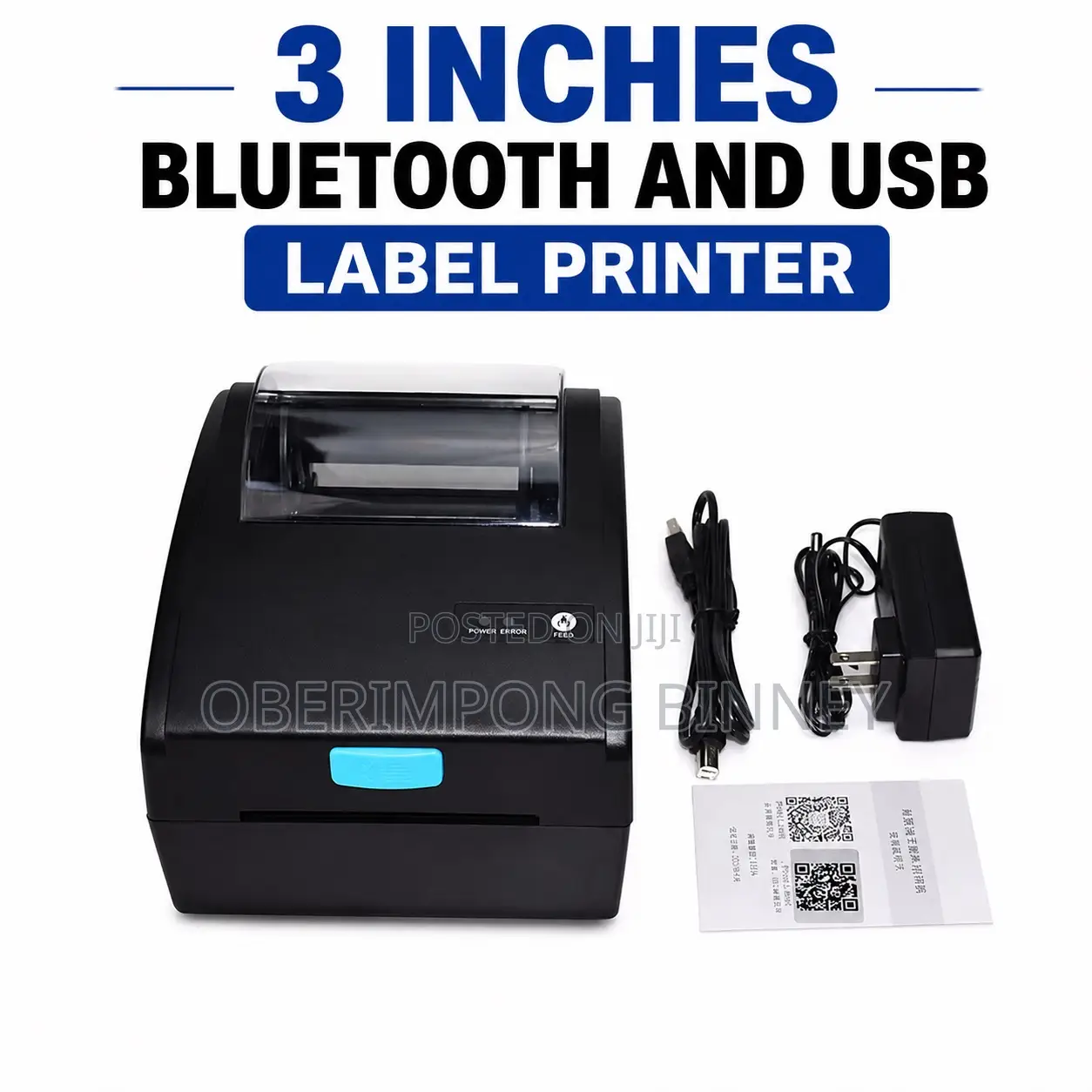 3 Inches Bluetooth and USB Label Printer
