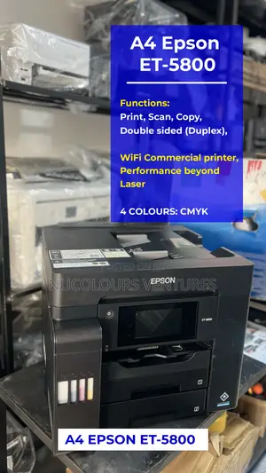 A4 Epson ET-5800 Commercial Printer