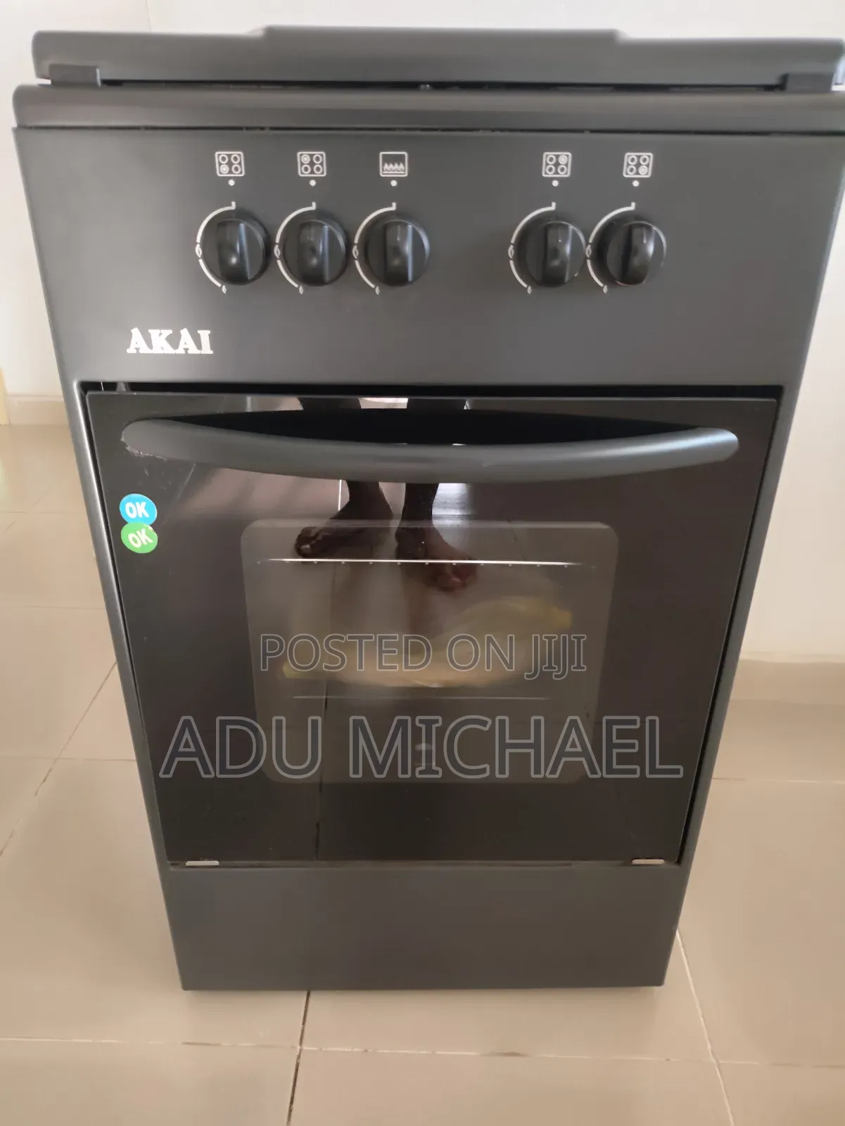 Gas Cooker With Grill 4 Burner