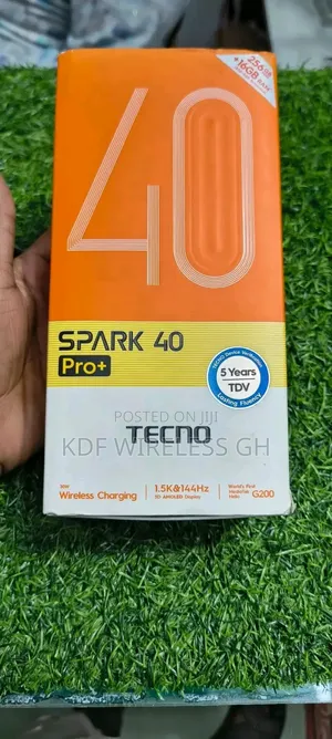 New Tecno Spark 40 Pro+ 256 GB Black