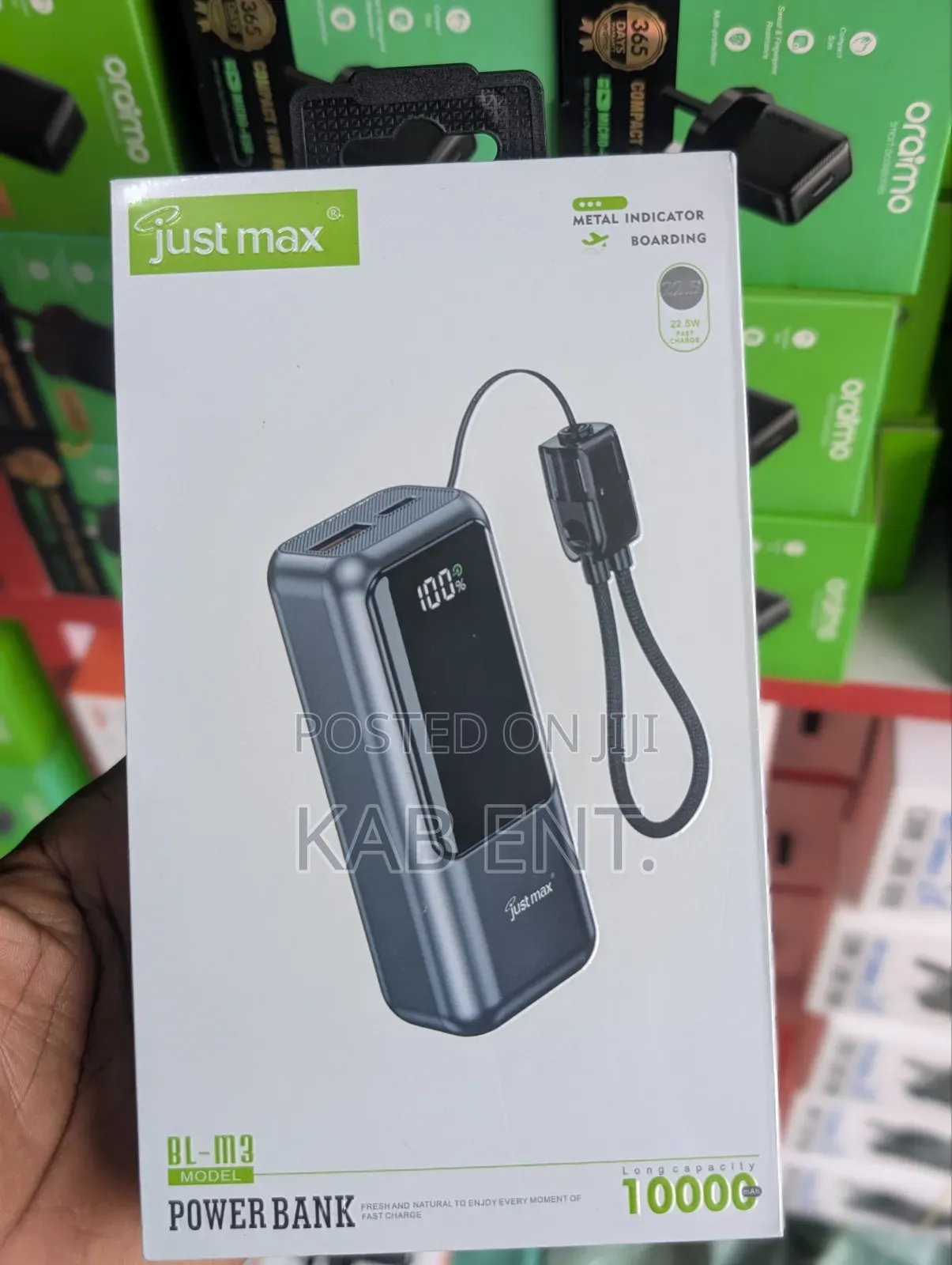 Just Max Power Bank (Model BL-M3) – 10000mAh
